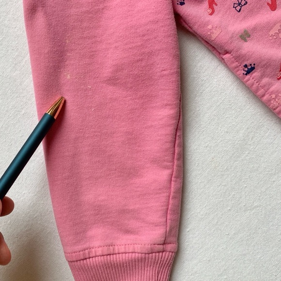 Disney Princess Cinderella Embroidered Ruffled Pink Hoodie Jacket 4T - Picture 6 of 12